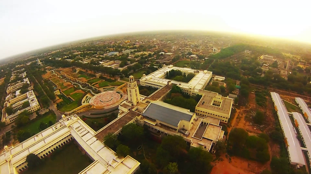 Aerial shot of BITS Pilani (from wikimedia commons)